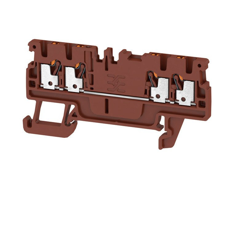 Weidmuller A-serie verbindingsrijgklem 0,5-1,5MM² eendr. 0,5-1,5MM² meerdr. bruin