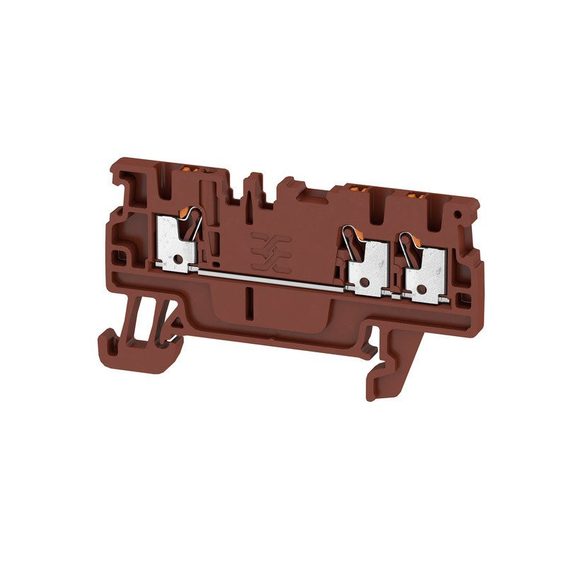 Weidmuller A-serie verbindingsrijgklem 0,5-1,5MM² eendr. 0,5-1,5MM² meerdr. bruin