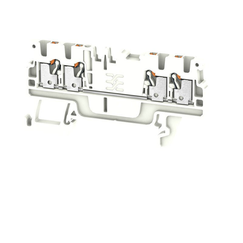 Weidmuller A-serie verbindingsrijgklem 0,5-1,5MM² eendr. 0,5-1,5MM² meerdr. wit