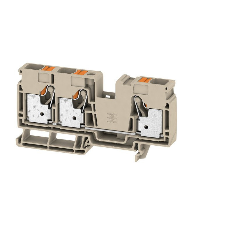 Weidmuller A-serie verbindingsrijgklem 0,5-16MM² eendr. 0,5-16MM² meerdr. beige