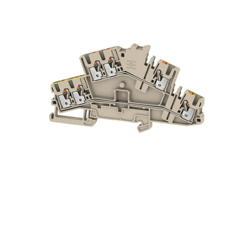 Weidmuller A-serie verbindingsrijgklem 0,5-2,5MM² eendr. 0,5-2,5MM² meerdr. beige