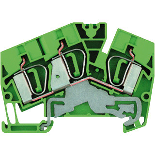 Weidmuller Z-serie aardrijgklem 0,5-6MM groen/geel