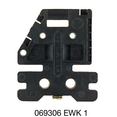 Weidmuller Accessories End Bracket, black, TS 32, V-0, PPS, width: 7.5 MM, 160 °C