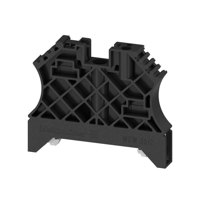 Weidmuller Accessories End Bracket, black, TS 35, V-2, wemid, width: 8 MM, 100 °C