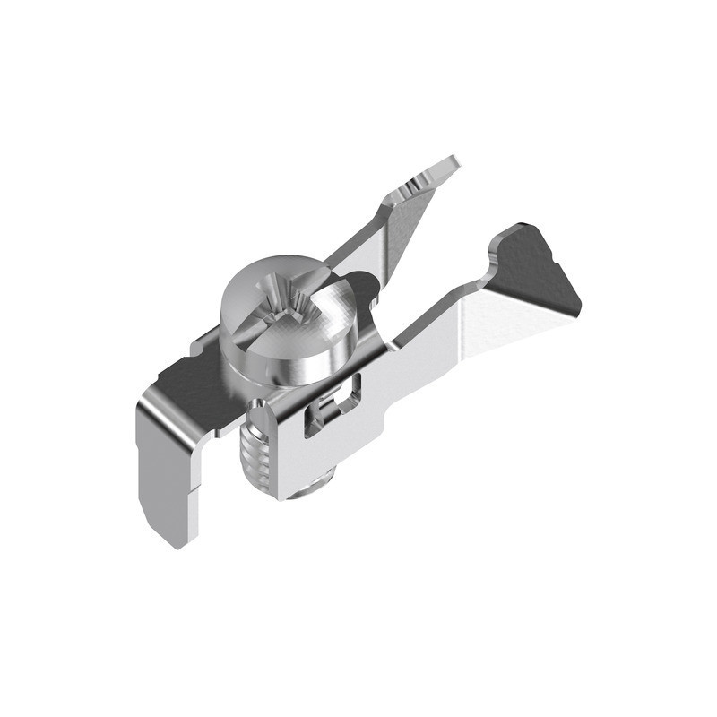 Weidmuller Accessories Mounting Foot for mounting rail, silver, steel
