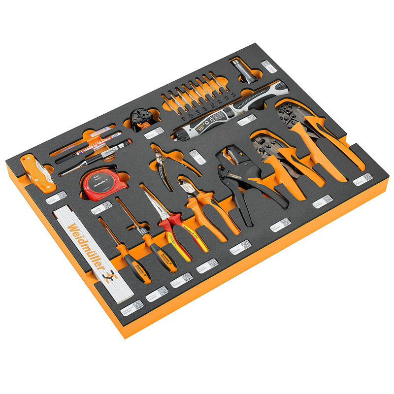 Weidmuller Accessories Insert (workshop trolley), with tools, height: 50 MM, width: 600 MM, D