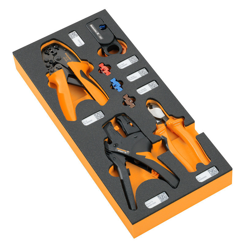 Weidmuller Accessories Insert (workshop trolley), with tools, height: 446 MM, width: 200 MM,