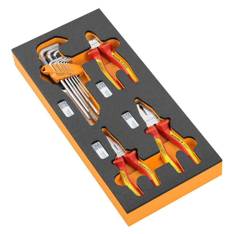 Weidmuller Accessories Insert (workshop trolley), with tools, height: 446 MM, width: 200 MM,