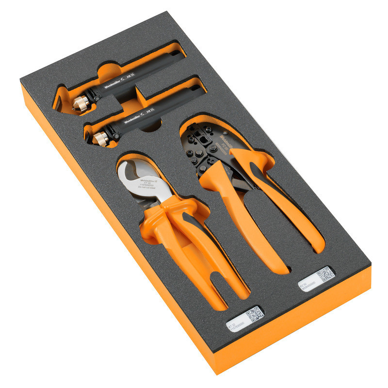 Weidmuller Accessories Insert (workshop trolley), with tools, height: 446 MM, width: 200 MM,