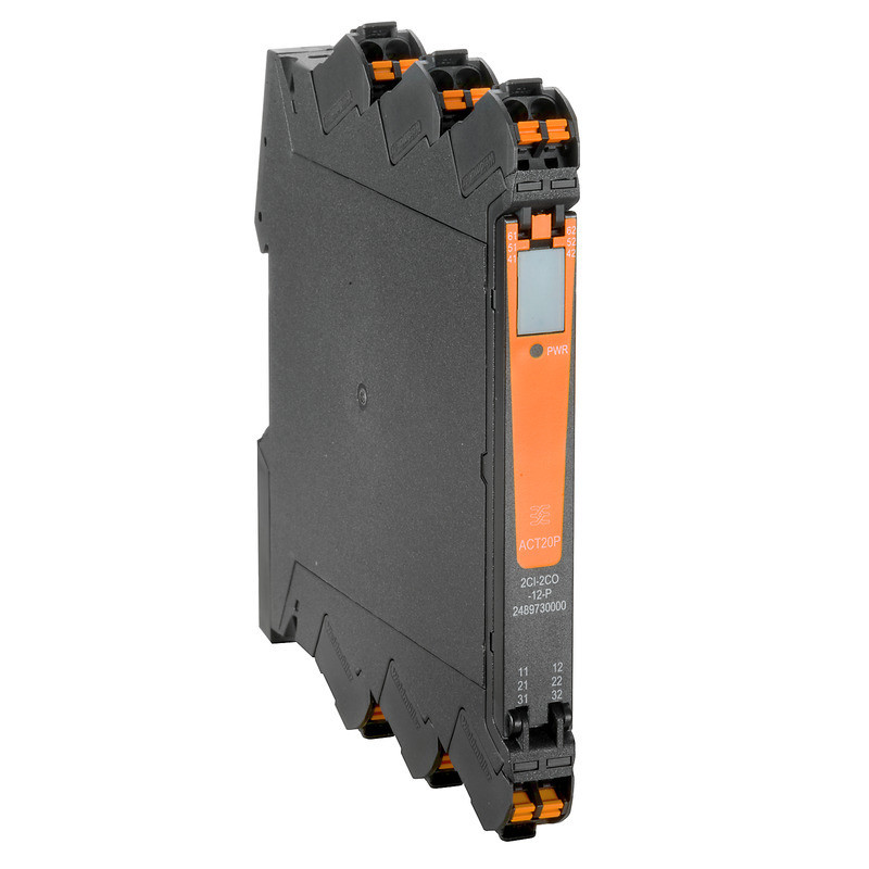 Weidmuller ACT20P Signal Converter / insulator, input : 2 X 0(4) - 20 ma, output : 2 X 4