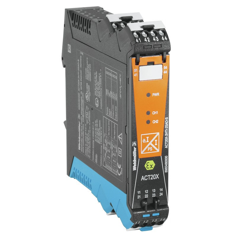 Weidmuller ACT20X Signal Converter / insulator, input : ex, I/U universal, temperature,