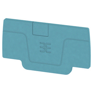 Weidmuller Aep 2C 2.5 BL end plate (terminal) end plate 52.76 MMX2.1 MM blue