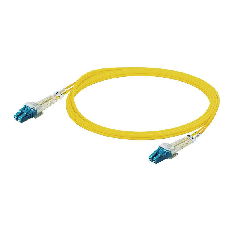 Weidmuller (assembled) fibreoptic data cable zipcord LCduplex ip 20