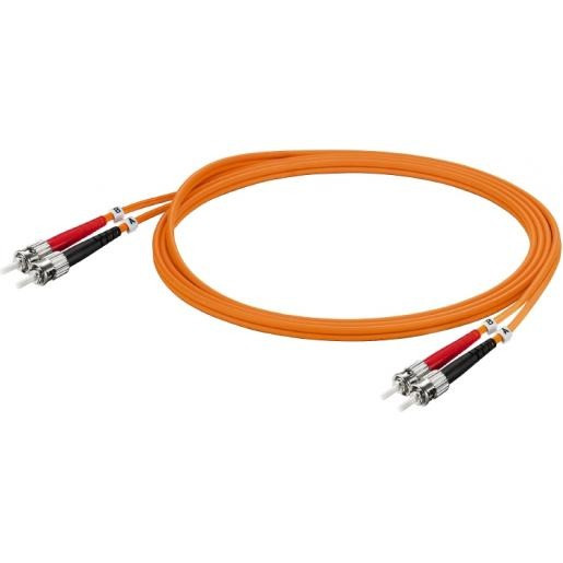 Weidmuller (assembled) fibre-optic data cable zipcord ST ip 20 ST ip 20 LSZH,
