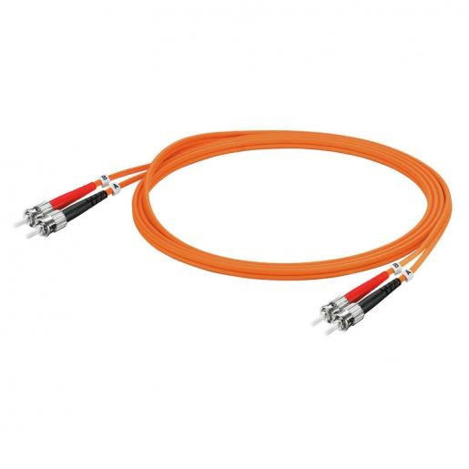 Weidmuller (assembled) fibre-optic data cable zipcord ST ip 20 ST ip 20 LSZH,