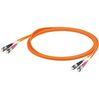 Weidmuller (assembled) fibre-optic data cable zipcord ST ST ip 20 PVC 62.5 U