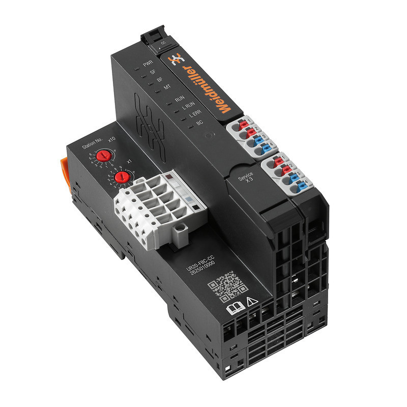 Weidmuller Automation Products - u-remote IP20 Fieldbus Coupler (i/o), push in, micro usb 2.0, 24 V DC +20 %/ -15 %,