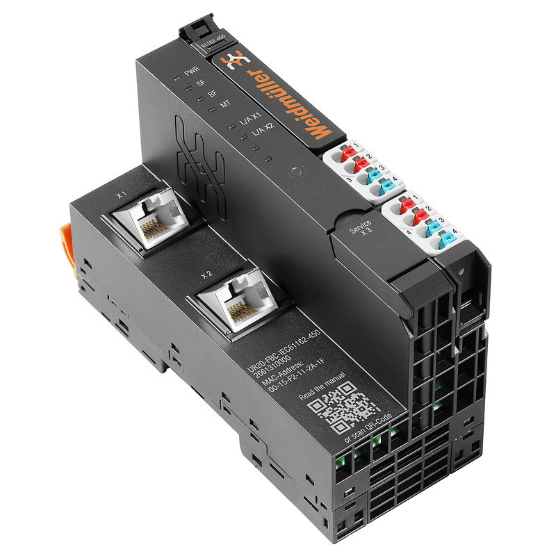Weidmuller Automation Products - u-remote IP20 Fieldbus Coupler (i/o), push in, micro usb 2.0, 24 V DC +20 %/ -15 %,