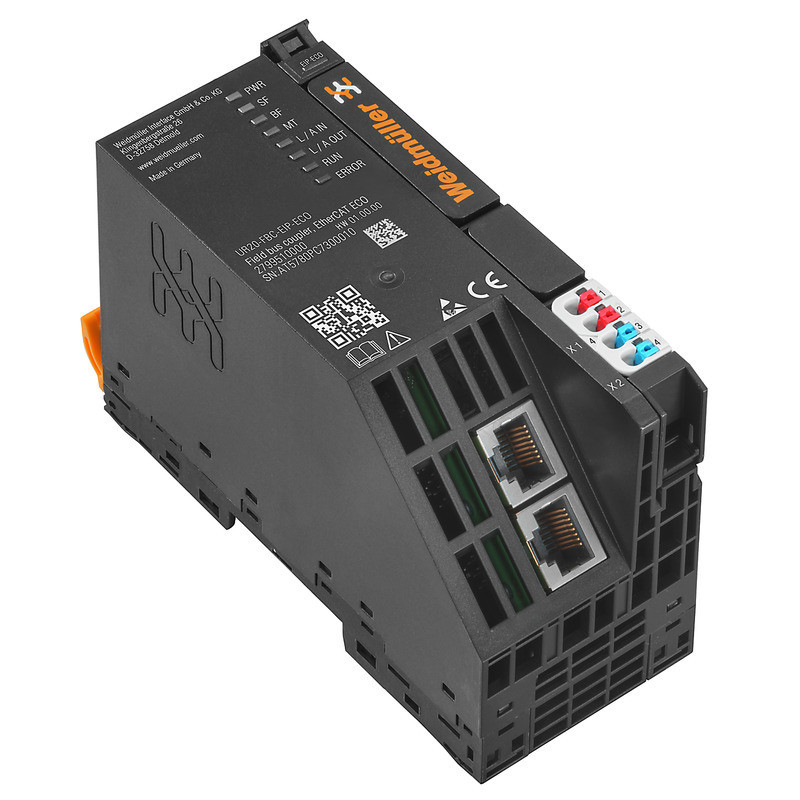 Weidmuller Automation Products - u-remote IP20 Fieldbus Coupler (i/o), push in, 24 V DC +20 %/ -15 %, via the system