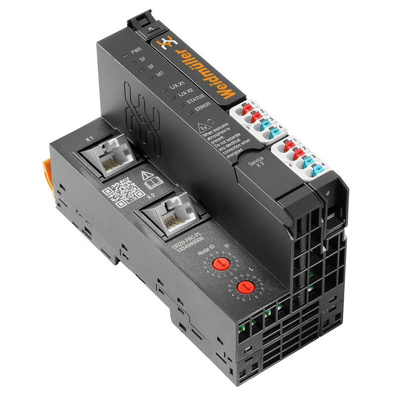 Weidmuller Remote I/O fieldbus coupler ip20 ethernet powerlink