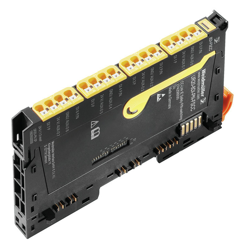 Weidmuller Automation Products - u-remote IP20 Safety Input module (i/o), safe input module, push in, 24 V DC +20 %/