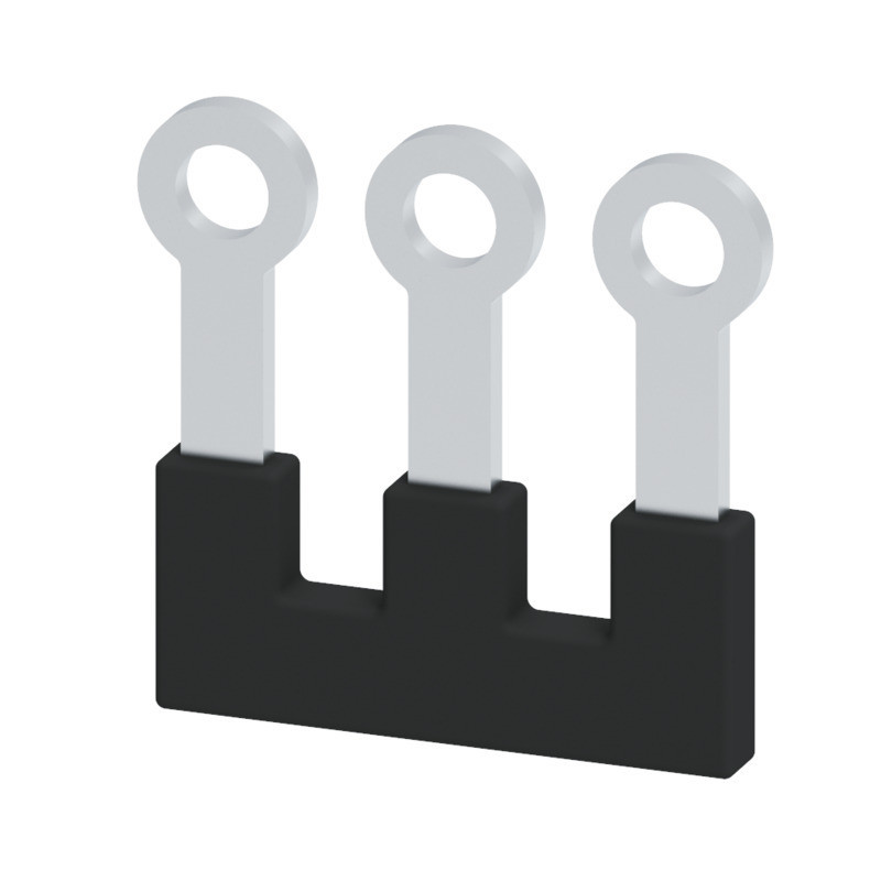 Weidmuller Bolt-type screw terminals Cross-Connector (terminal), when screwed in, black, 41 A, number of po