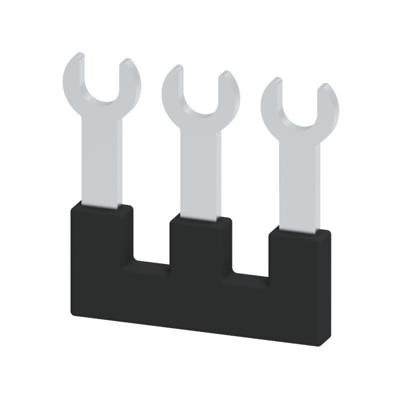Weidmuller Bolt-type screw terminals Cross-Connector (terminal), when screwed in, black, 41 A, number of po