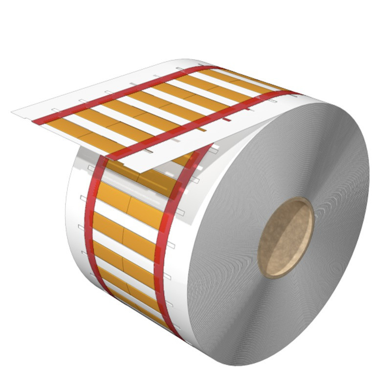 Weidmuller Cable Coding system, yellow, conductor O.D.:1.6 - 4.8 MM, without, pol