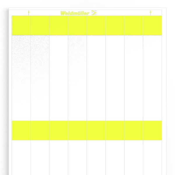 Weidmuller Lasermark adercodering etiket 70-150MM plakken geel