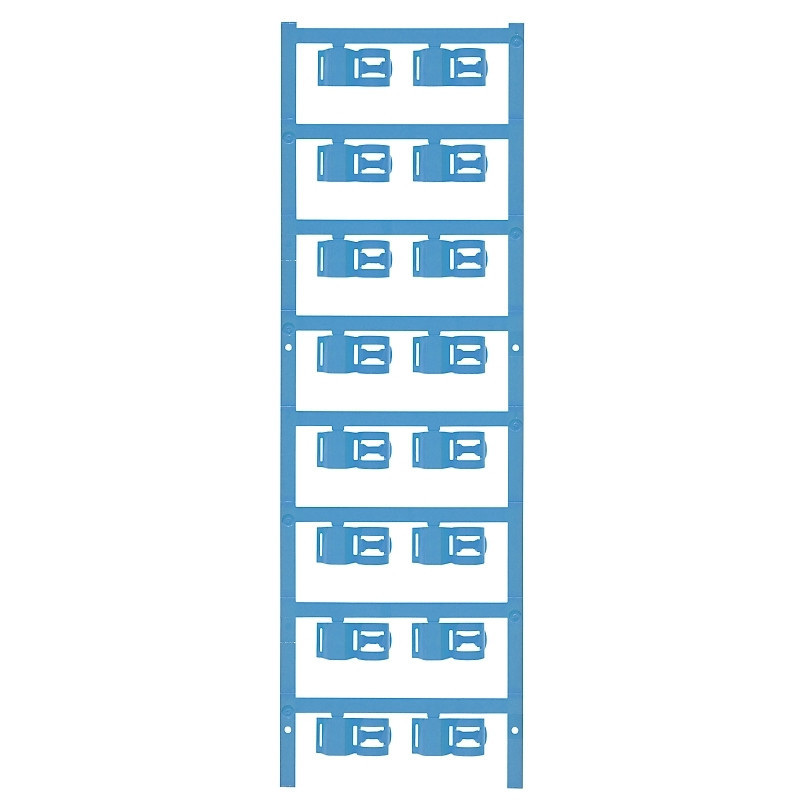 Weidmuller Slimfix adercodering kaartenvorm 4-10MM overschuiven blauw