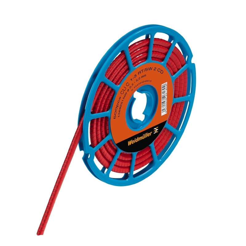 Weidmuller Adercodering rolvorm 1.5-4MM rood