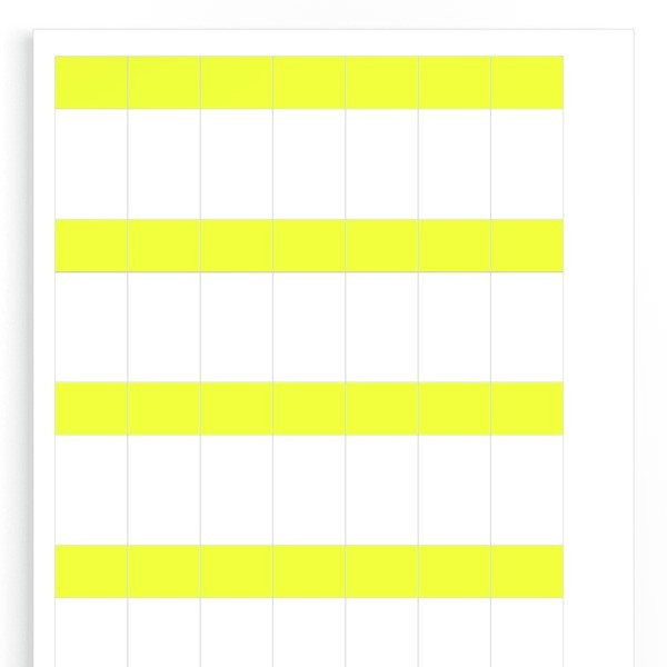 Weidmuller THM MT30X adercodering etiket 10-50MM plakken geel