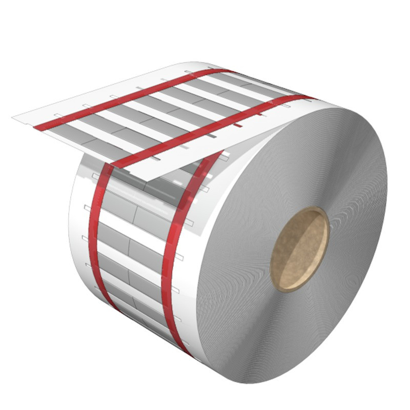 Weidmuller Cable Coding system, white, conductor O.D.:1.6 - 4.8 MM, without, poly
