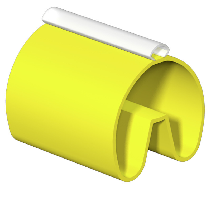 Weidmuller Cable Coding system, yellow, transparent, conductor O.D.:14 - 26 MM, W