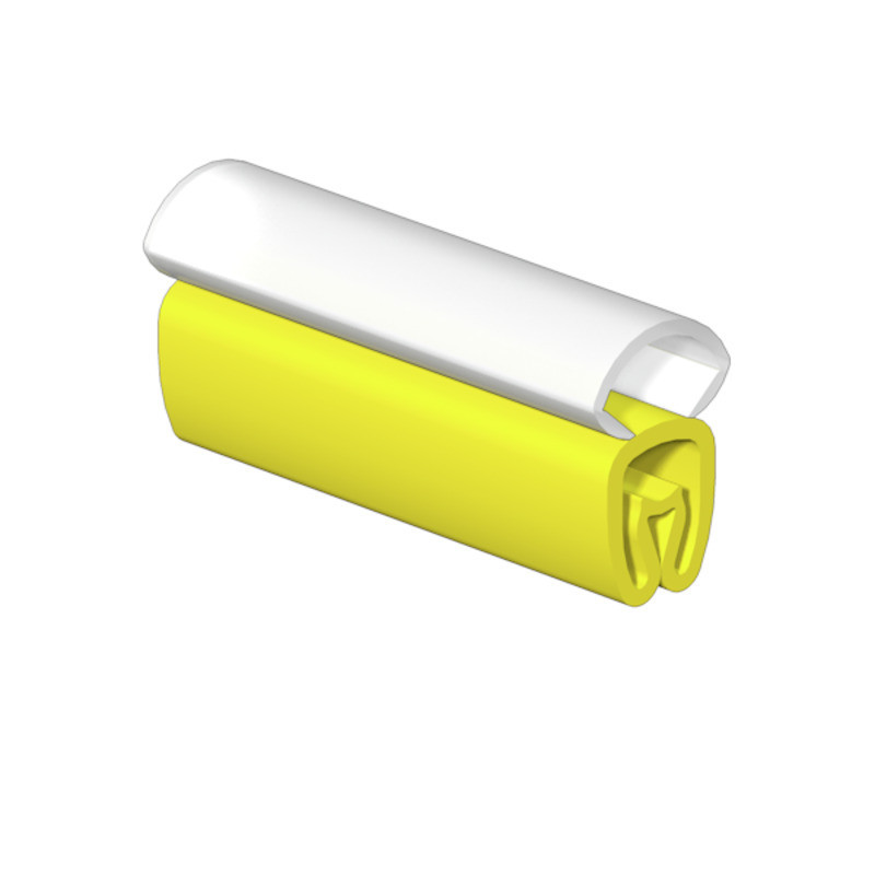 Weidmuller Cable Coding system, yellow, transparent, conductor O.D.:2.5 - 5 MM, W