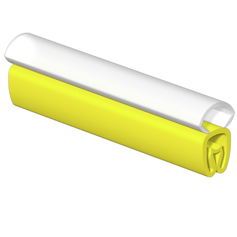 Weidmuller Cable Coding system, yellow, transparent, conductor O.D.:2.5 - 5 MM, W