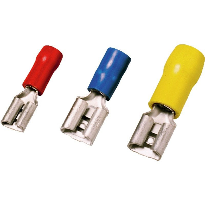 Weidmuller Cable lug (flat blade receptacle) insulation: available conductor CR