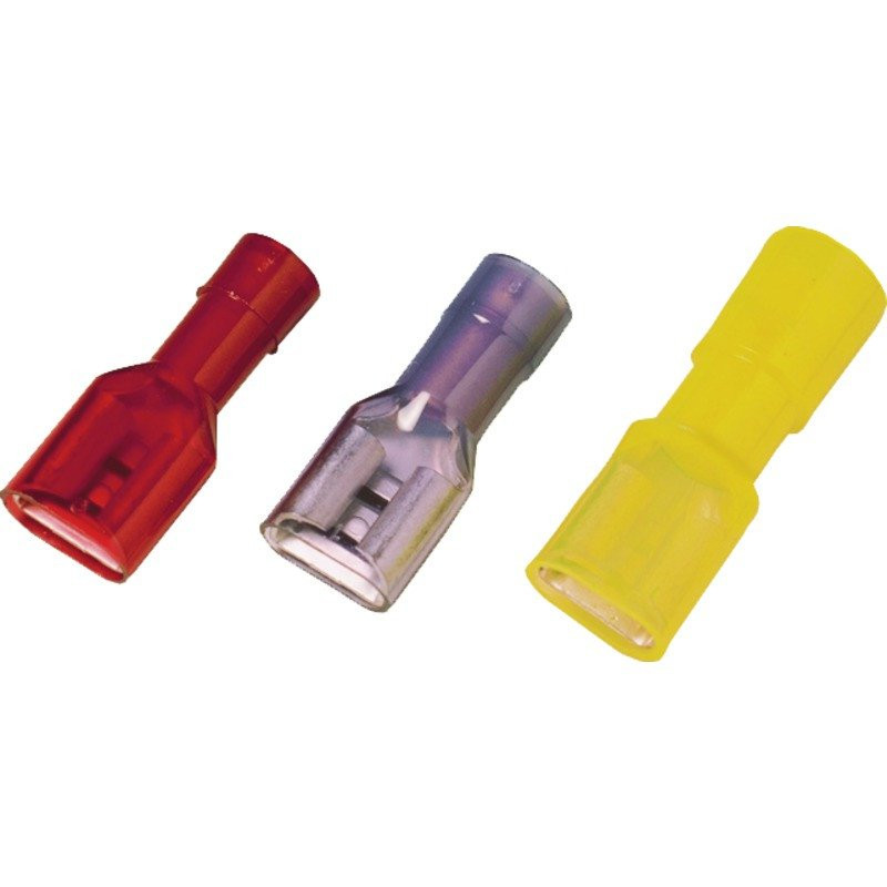 Weidmuller Cable lug (flat blade receptacle) insulation: fully insulated conduc