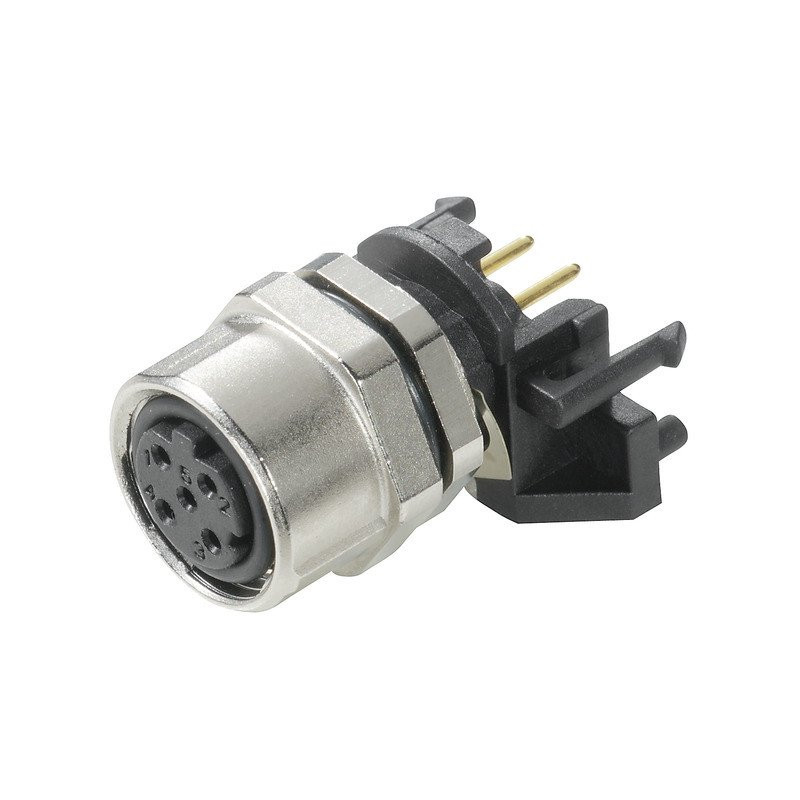 Weidmuller Circular plug connector installation (PCB connection system) M12