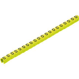 Weidmuller Adercodering etiket 0.4-1.5MM klemmen (snap) geel
