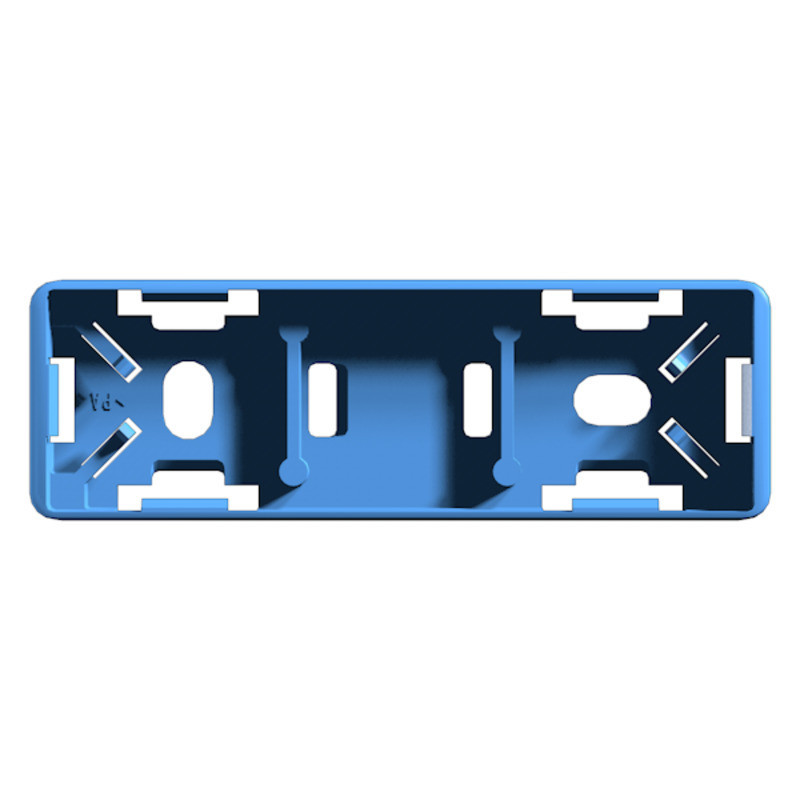 Weidmuller ClipCard Device Marking holder, marker holder, length: 49 MM, width: 52 MM, blu