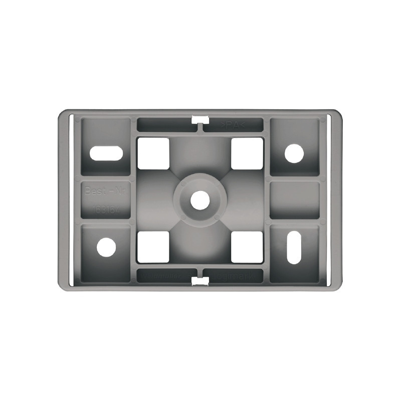 Weidmuller ClipCard Device Marking holder, marker holder, length: 90 MM, width: 58 MM, dar