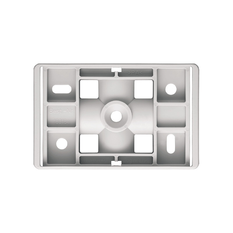 Weidmuller ClipCard Device Marking holder, marker holder, length: 90 MM, width: 58 MM, gre
