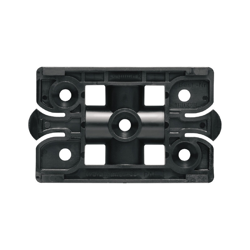 Weidmuller ClipCard Device Marking holder, marker holder, width: 58 MM, black, polyamide 6