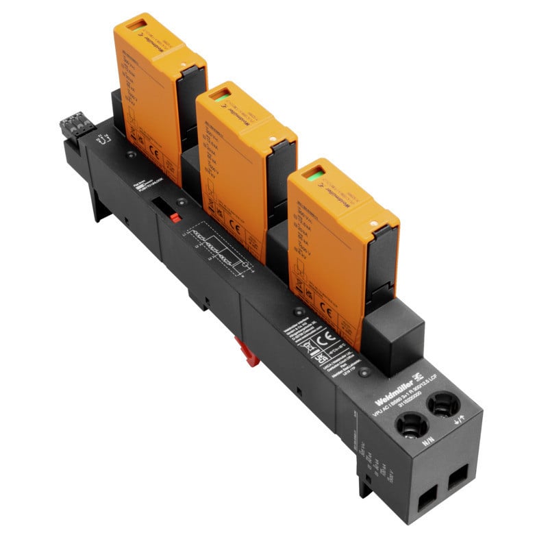 Weidmuller Combined Surge arrester ac (type 1+2), mains voltage: 230 V / 400 V, L