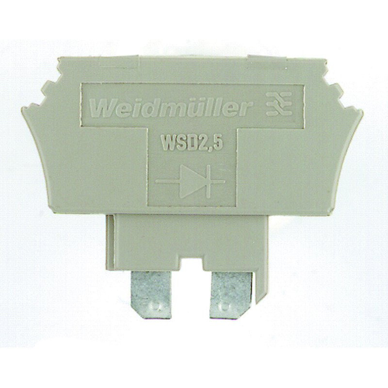 Weidmuller Component plug (terminal) plug-in connection plugged dark beige