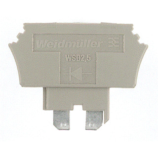 Weidmuller Component plug (terminal) plug-in connection plugged dark beige