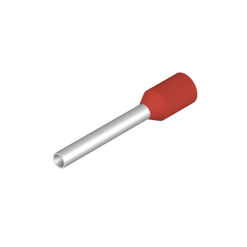 Weidmuller Connecting elements adereindhuls 1MM² 18MM geïsoleerd rood