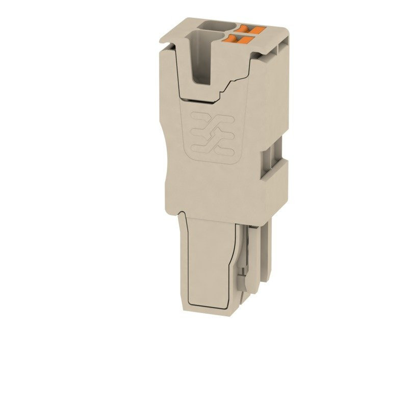 Weidmuller Plug (terminal) push in 2.5 MM² 800 V 24 A no.of poles: 2 dark