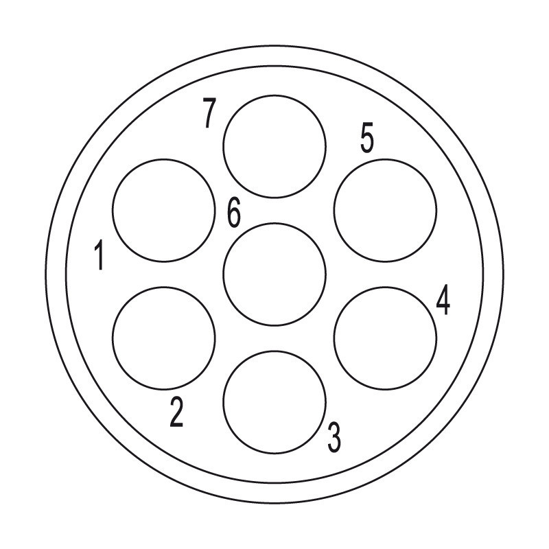 Weidmuller Contact Insert (circular connector), plug-in connector, socket connect